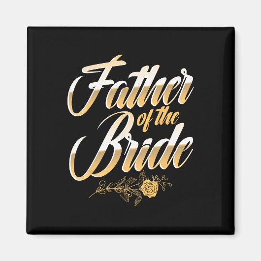 Trouwdag Vader van de bruid vrijgezellenfeest BRI Magneet (Voorkant)