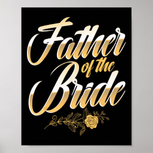 Trouwdag Vader van de bruid vrijgezellenfeest BRI Poster