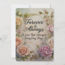 Trouwdag van de ouders kaart