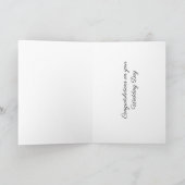Trouwdag van de Verliefde Kolibrie Kaart (Binnen)