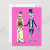 Trouwdag van het dode Briefkaart (Voorkant / Achterkant)