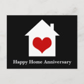 Trouwdag van het gelukkige thuis Chic onroerend go Briefkaart (Voorkant)