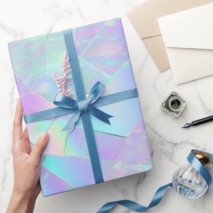 Trouwdag Verjaardag Iridiscerende Huwelijksdag Cadeaupapier
