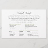 Trouwdag Welkomstkaart Kaart AUS - voor STEPH (Achterkant)