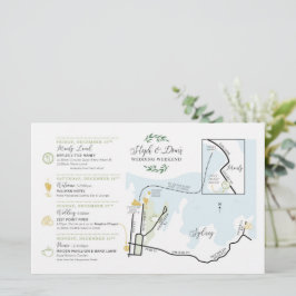 Trouwdag Welkomstkaart Kaart AUS - voor STEPH