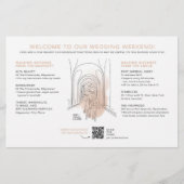 Trouwdag Welkomstkaart Kaart - voor JUNI (Voorkant)