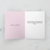 Trouwdag wensen roze gele roos kaart (Binnen)