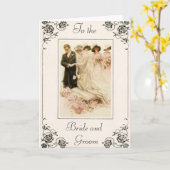 Trouwdag Wenskaart Kaart (Gele Bloem)