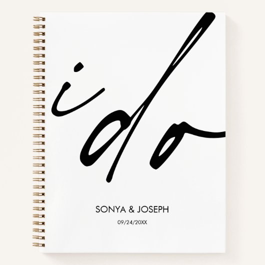 Trouwdagboek | DO Notitieboek (Voorkant)