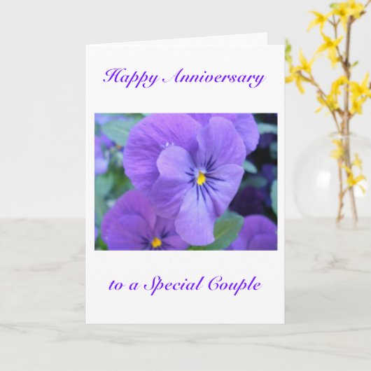 Trouwdagkaart Kaart (Gele Bloem)