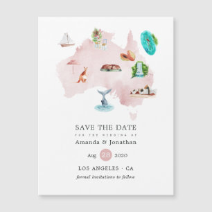 Trouwdatum Australië Save the Date