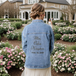 Trouwdatum Denim Jacket