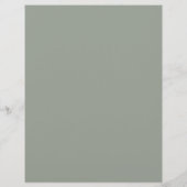 Trouwdatum en -tijdlijn met Eucalyptus groen (Achterkant)