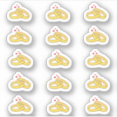 Trouwdatum herinnering Trouwringen Planner Sticker (Voorkant)