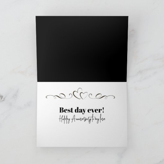 Trouwdatum in belhart kaart (Binnen)