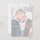 Trouwdatum ongedaan maken wijziging van plan uitge save the date (Achterkant)