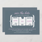 Trouwdatum opslaan met gokautomaat save the date (Voorkant / Achterkant)