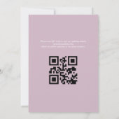 Trouwdatum QR-code voor tuinbruiloft  Save The Date (Achterkant)