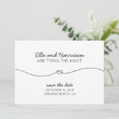 Trouwdatum vaststellen, Save the Date/Verlovingsfe Save The Date (Staand voorkant)