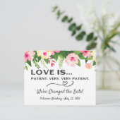 Trouwdatum Wijzig Kaart, Wijzig de datum Kaart (Staand voorkant)