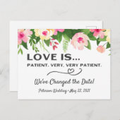 Trouwdatum Wijzig Kaart, Wijzig de datum Kaart (Voorkant / Achterkant)