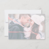 Trouwdatum wijziging bewaar de nieuwe datum zwart  save the date (Achterkant)