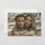 Trouwdatum wijziging save the new date dusky rose (Achterkant)