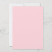 Trouwdatumaankondigingen! Roze Streep Save The Date (Achterkant)