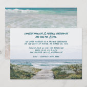 Trouwdatumviering aan de Ocean Boardwalk Kaart (Voorkant / Achterkant)