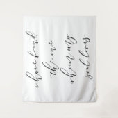 "Trouwde met de Ware" Trouw Achtergrond Tapijt – Wandkleed (Voorkant)