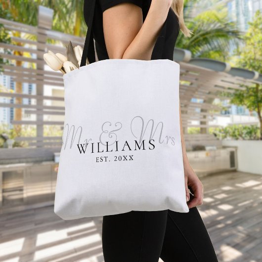 Trouwde Mr En Mrs Tote Bag
