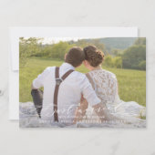 Trouwde Pas getrouwd eerste kerst Kaart (Voorkant)