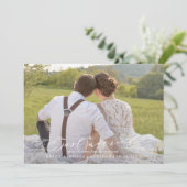 Trouwde Pas getrouwd eerste kerst Kaart (Staand voorkant)