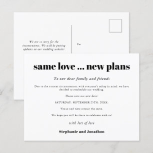Trouwde Same Love Nieuwe Plannen Sla Nieuwe Datum  Aankondigingskaart