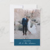 Trouwde Vrijblijvend Uitnodiging Eloped Aankondigi (Achterkant)