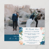 Trouwde Vrijblijvend Uitnodiging Eloped Aankondigi (Voorkant / Achterkant)