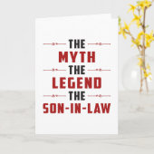 Trouwde zoon Zoon in wet Vader in wet Rechtszaak G Kaart (Gele Bloem)