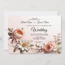 Trouwdecoratie Roze en Witte Bloemen