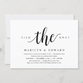 Trouwden, Moderne 'Post Wedding Elopement' Kaart