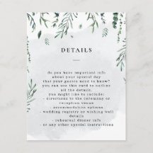 Trouwdetails Aquarel Houten Bladeren