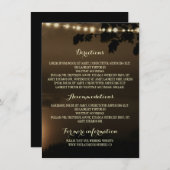 Trouwdetails bij Nachtverlichting en Natuur Informatiekaartje (Voorkant / Achterkant)