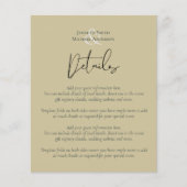 Trouwdetails binnen budget Hotels Bijlage Sjabloon (Voorkant)