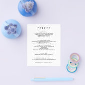 Trouwdetails Enclosure Flyer (Enkel)
