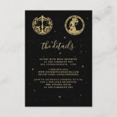 Trouwdetails Foto QR-code  Informatiekaartje (Voorkant)