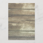 Trouwdetails Informatie in de Bergen Informatiekaartje (Achterkant)