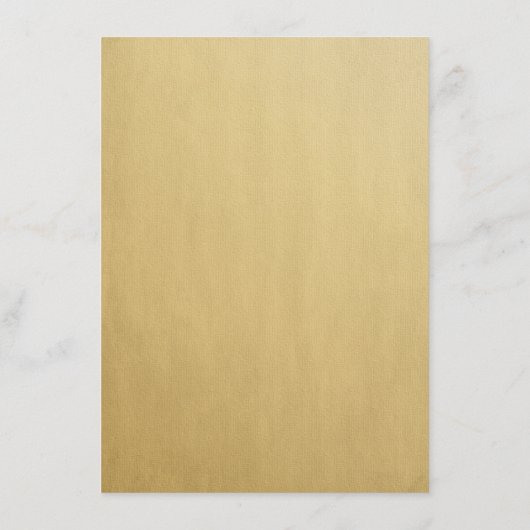 Trouwdetails kaart vintage uitnodiging inlay (Achterkant)