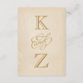 Trouwdetails Kaarten | verlichte tuin (Achterkant)