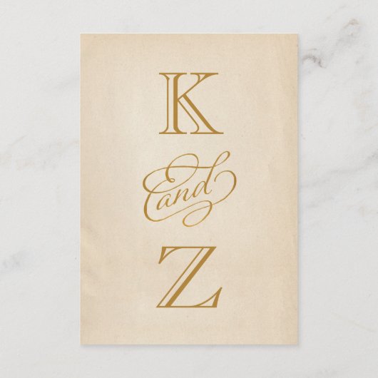 Trouwdetails Kaarten | verlichte tuin (Achterkant)