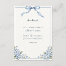 Trouwdetails met Blauwe Hortensia
