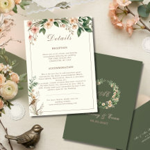 Trouwdetails met botanisch romantisch monogram